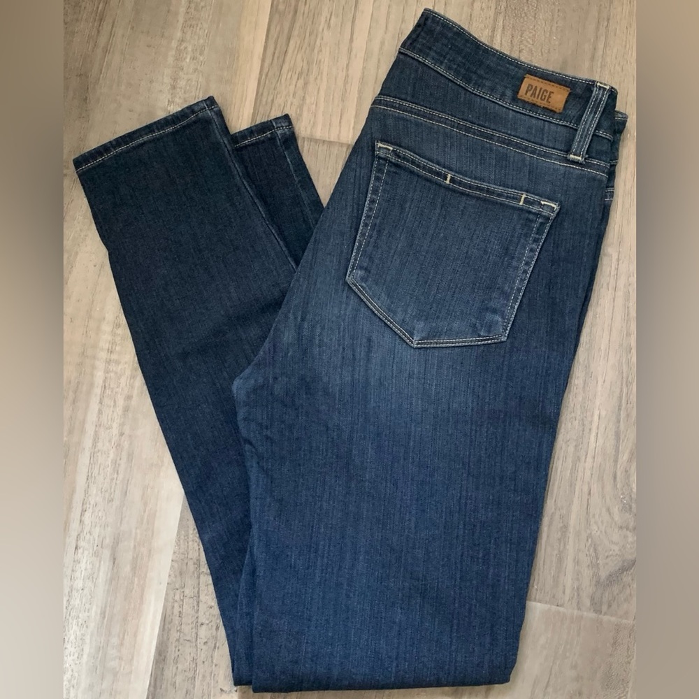 Paige Hoxton Ankle Skinny Jeans.